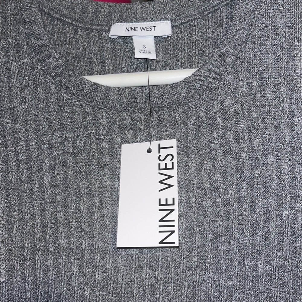 NWT Sleeveless Long grey dress